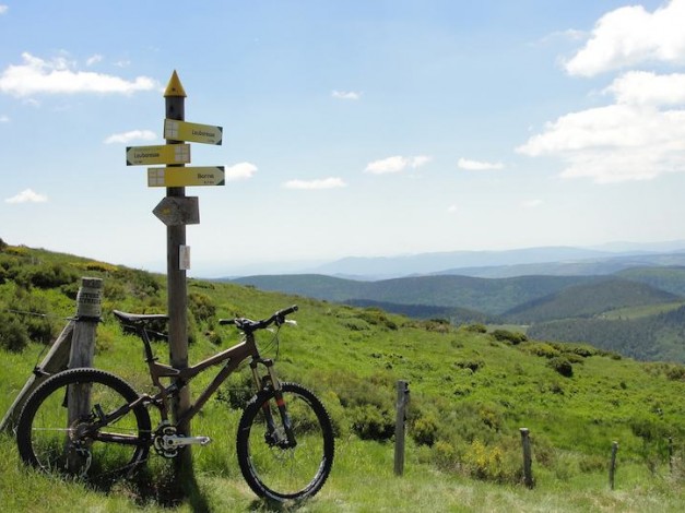 Traversée en VTT des Monts d'Ardèche