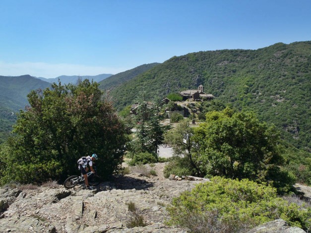 La descente de Thines à vélo