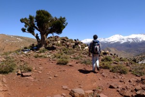 Randonnée à pied au Maroc
