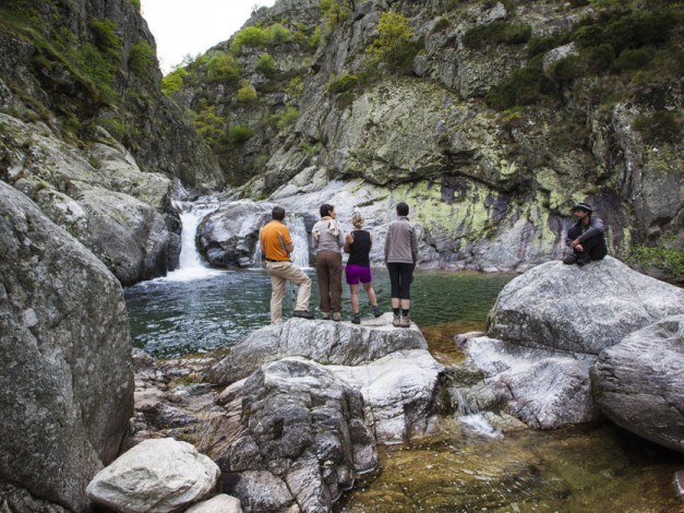 Gorges de la Borne dans le Piémont Ardéchois