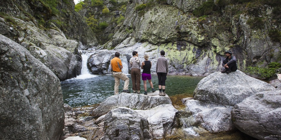 Gorges de la Borne dans le Piémont Ardéchois