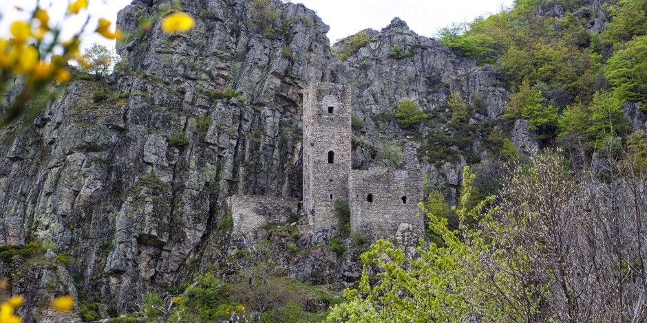 Gorges de la Borne dans le Piémont Ardéchois