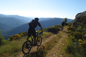 Randonnée à VTT en Ardèche méridionale